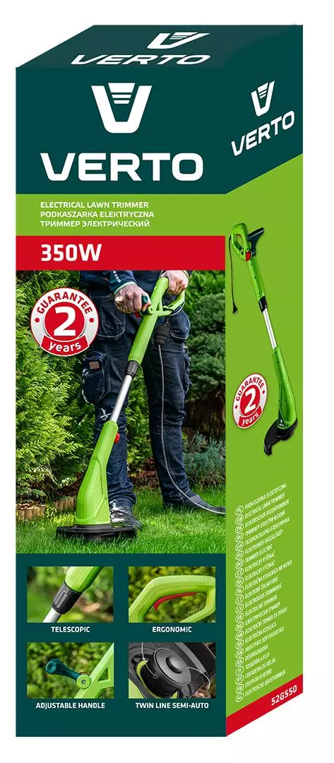 Elektrický vyžínač, 350W 250mm VERTO | 52G550 – Obrázok 7