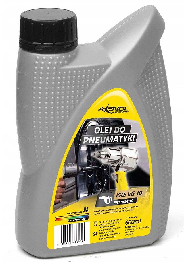 Olej pre pneumatické náradie Axenol VG10 0,6l - KONPE06