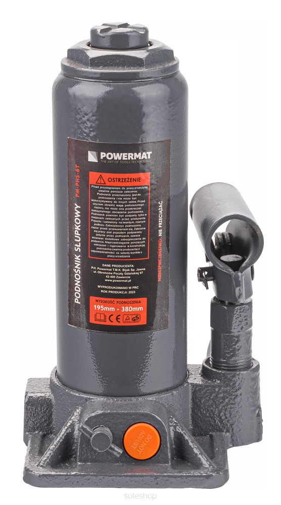 Hydraulický pákový zdvihák 6T, stĺpový, Powermat | PM-PHS-6T