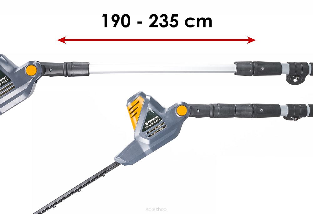 ELEKTRICKÉ NOŽNICE NA ŽIVÝ PLOT PM-NEW-900S-T 45CM 900W, POWERMAT PM0618 – Obrázok 7