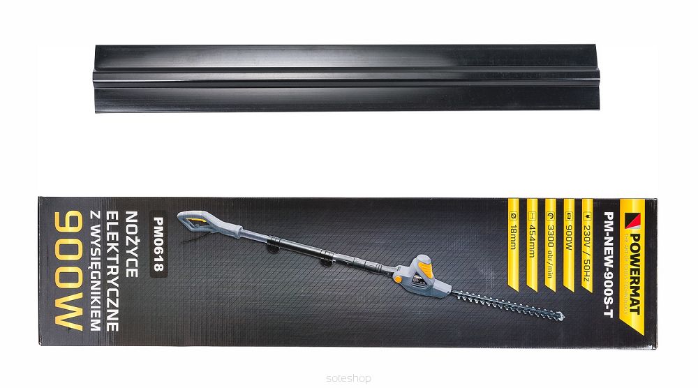 ELEKTRICKÉ NOŽNICE NA ŽIVÝ PLOT PM-NEW-900S-T 45CM 900W, POWERMAT PM0618 – Obrázok 9