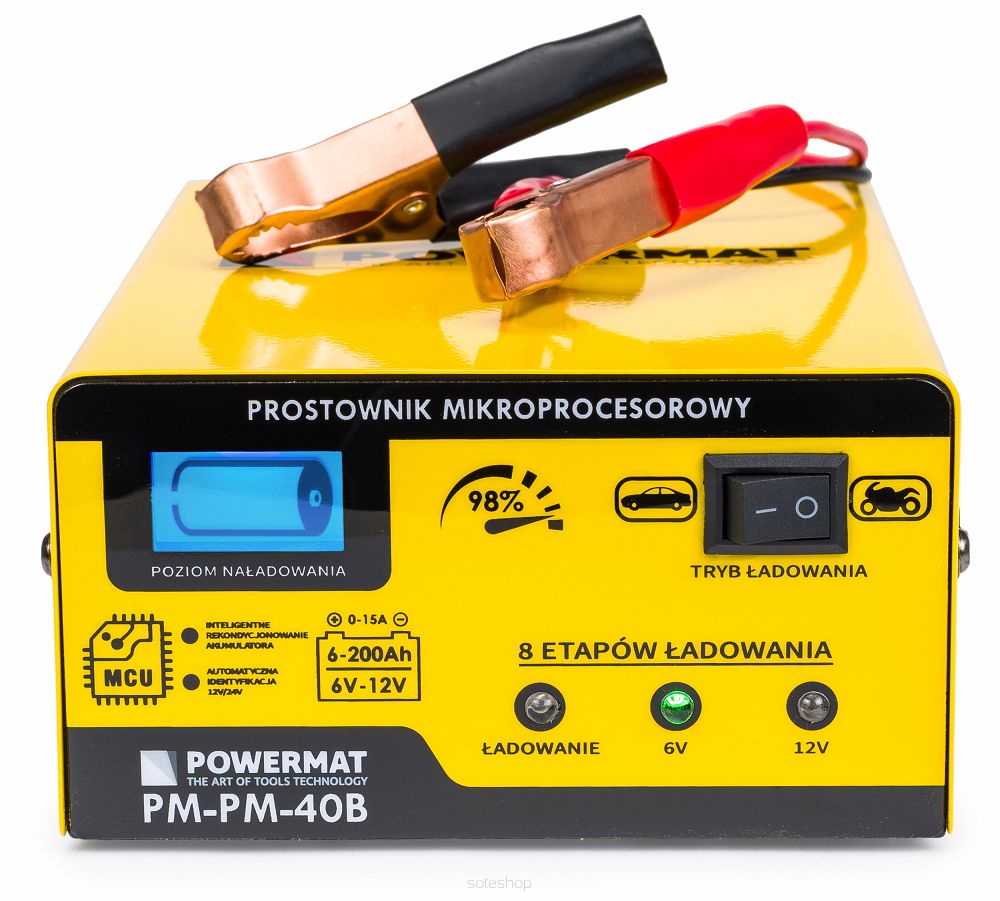 Nabíjačka mikroprocesorová 6/12V | PM-PM-40B