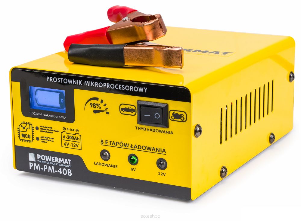 Nabíjačka mikroprocesorová 6/12V | PM-PM-40B – Obrázok 4
