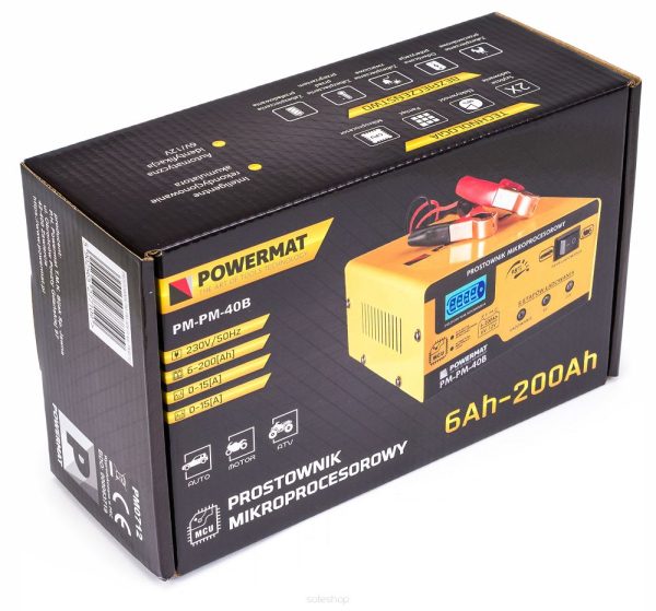 Nabíjačka mikroprocesorová 6/12V | PM-PM-40B – Obrázok 5
