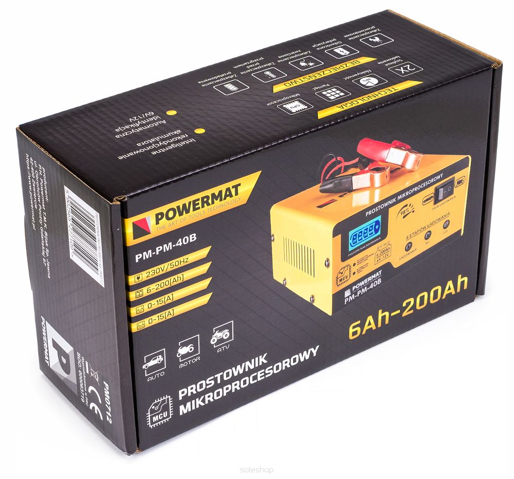Nabíjačka mikroprocesorová 6/12V | PM-PM-40B – Obrázok 5