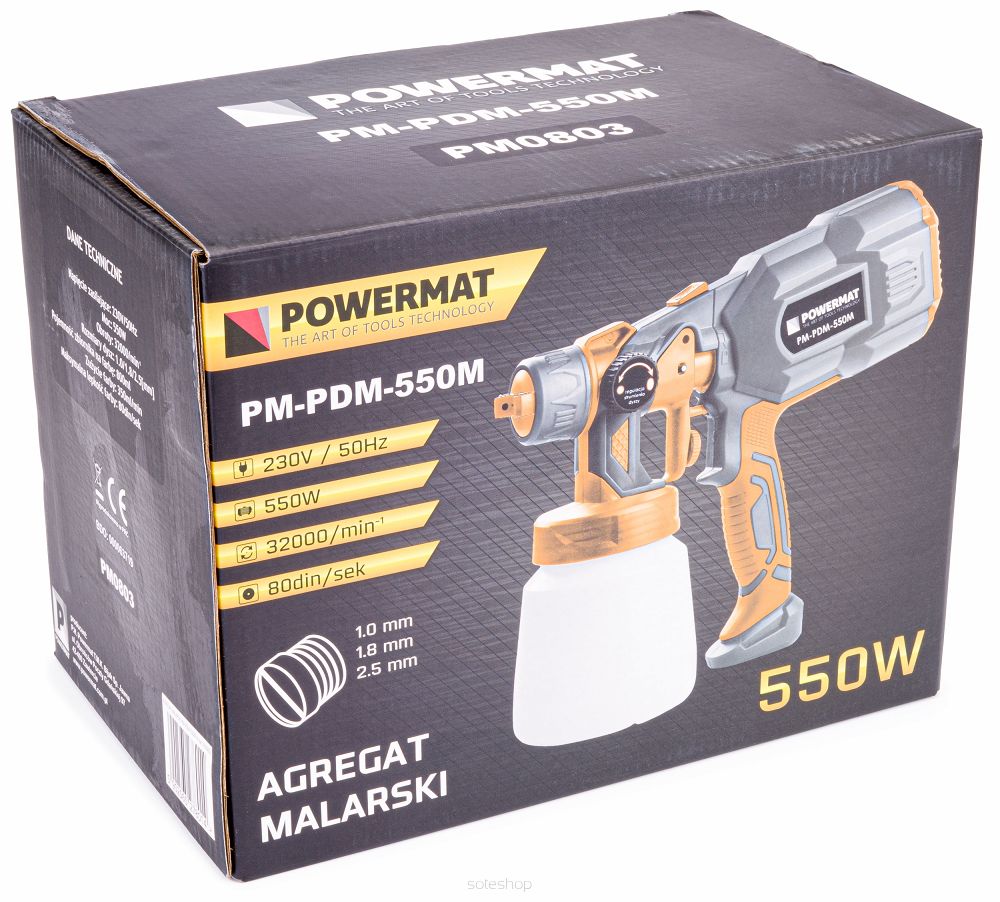 Elektrická striekacia pištoľ | PM-PDM-550M – Obrázok 14