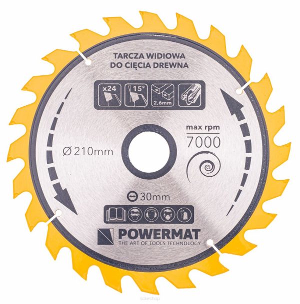 Vídiový kotúč na drevo 210x30 24z TDD-210x30x24Z – Obrázok 4