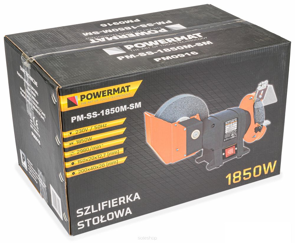 Stolová brúska 1850W | PM-SS-1850M-SM – Obrázok 8