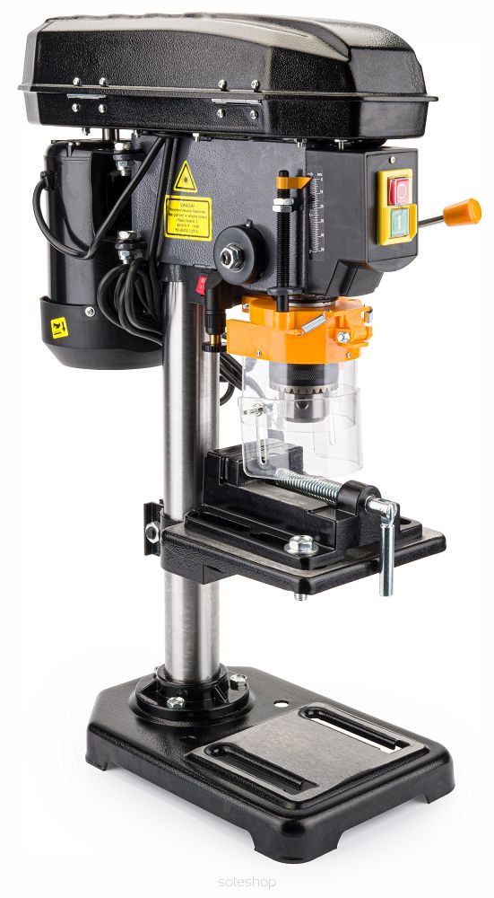 Stolová stojanová vŕtačka 1600W zverák+laser | PM-WS-1600M
