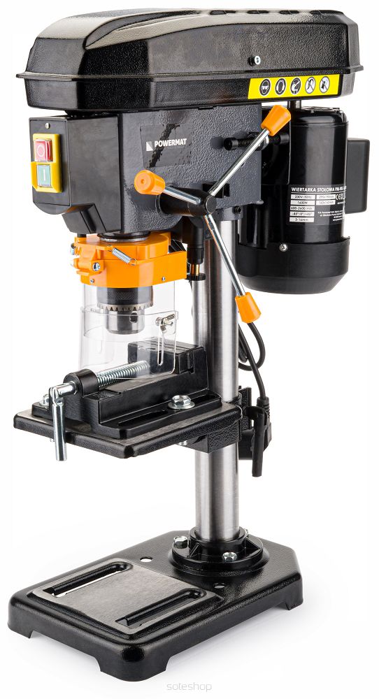 Stolová stojanová vŕtačka 1600W zverák+laser | PM-WS-1600M – Obrázok 3
