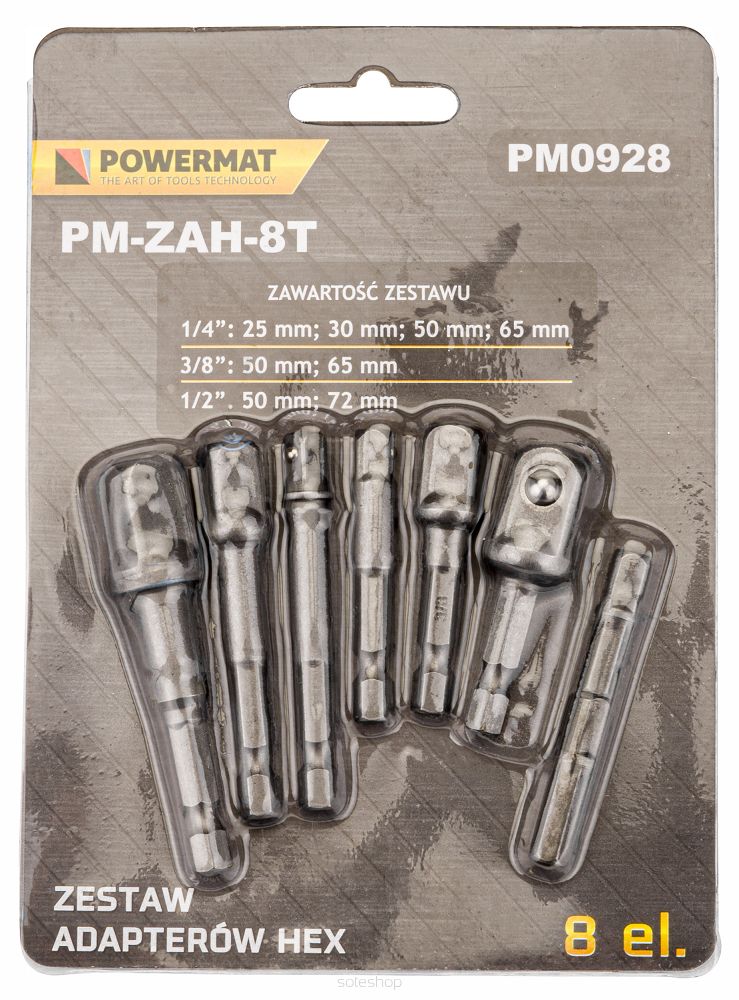 Sada 8 adaptérov HEX | PM-ZAH-8T – Obrázok 2