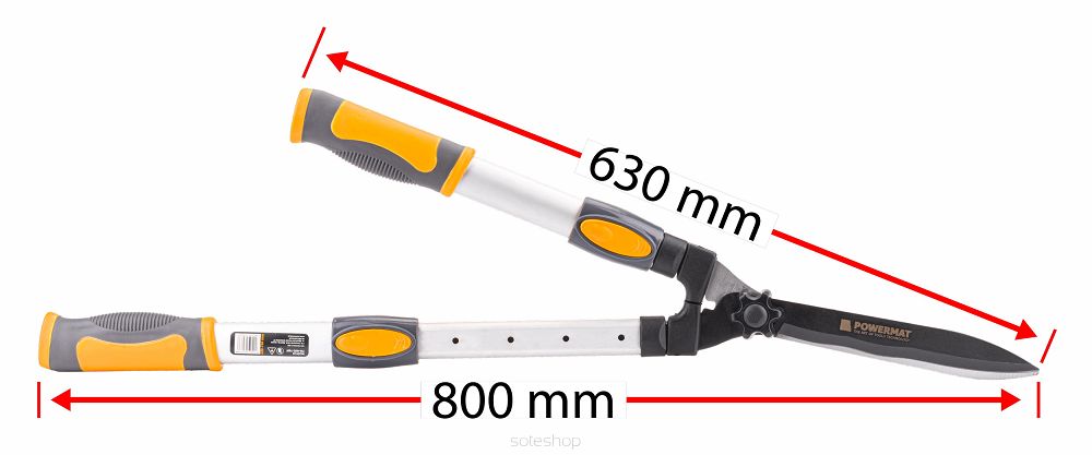 Záhradné nožnice na živý plot 800mm | PM-NDZ-760T – Obrázok 4