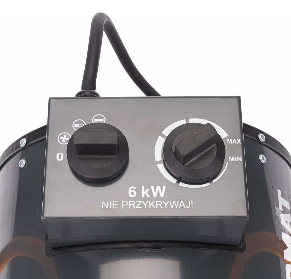 Elektrický ohrievač, 6 kW, Powermat | PM-NAG-6EN – Obrázok 8