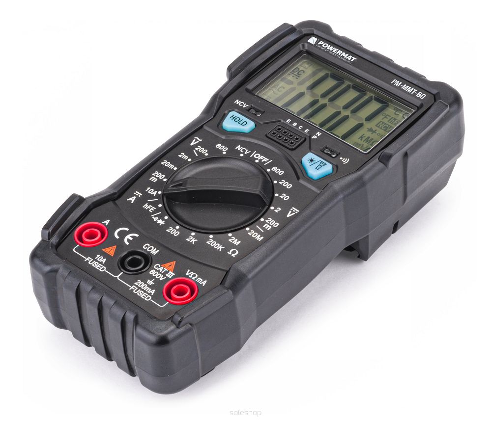 Digitálny multimeter LCD + LED svetlo | PM-MMT-60 – Obrázok 4