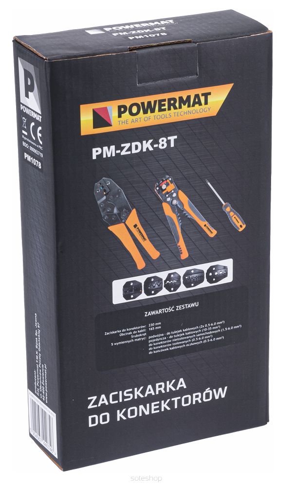 Krimpovacie kliešte – sada | PM-ZDK-8T – Obrázok 8