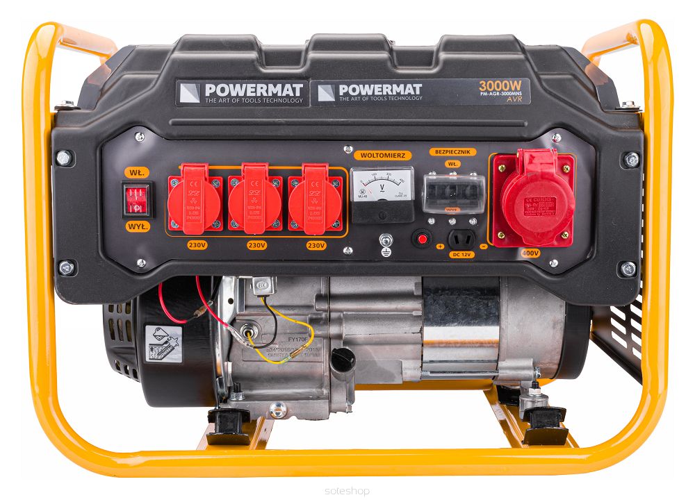 Elektrocentrála benzínová 3000W PM-AGR-3000MNS – Obrázok 2