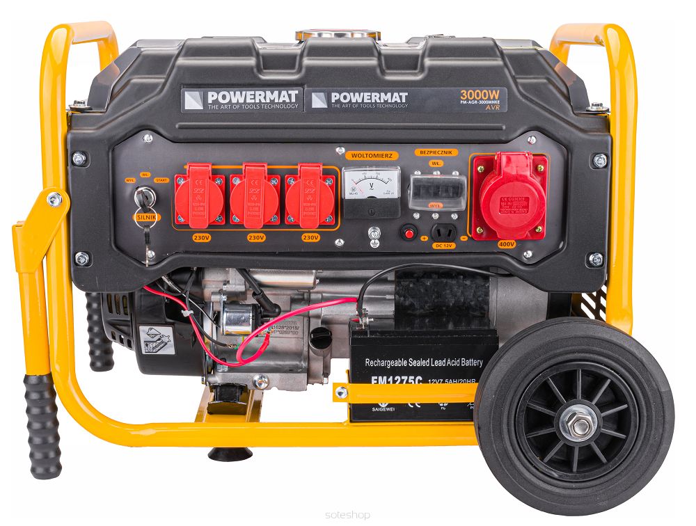 Elektrocentrála benzínová 3000W PM-AGR-3000MNKE