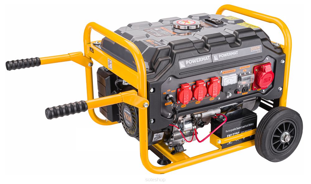 Elektrocentrála benzínová 3000W PM-AGR-3000MNKE – Obrázok 2