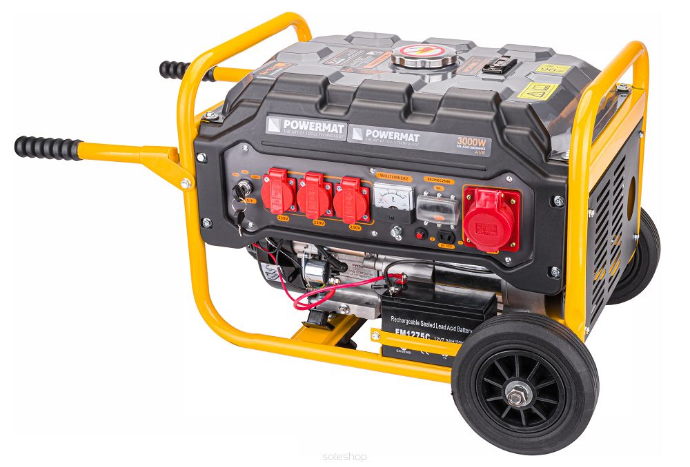 Elektrocentrála benzínová 3000W PM-AGR-3000MNKE – Obrázok 4