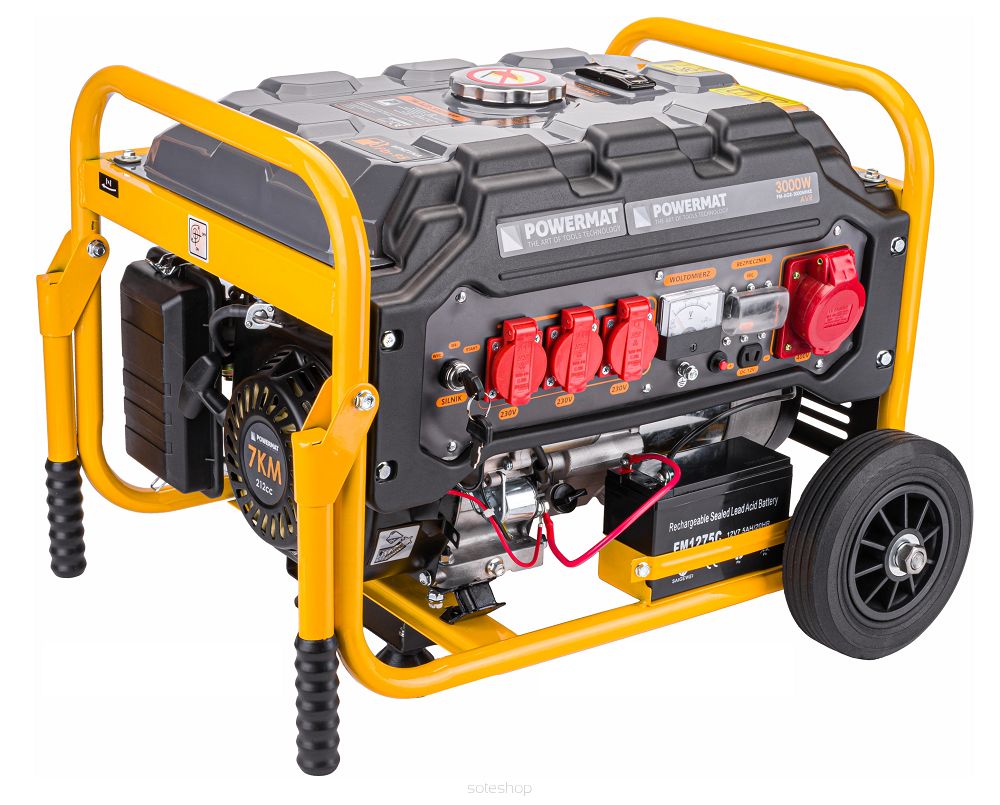 Elektrocentrála benzínová 3000W PM-AGR-3000MNKE – Obrázok 5