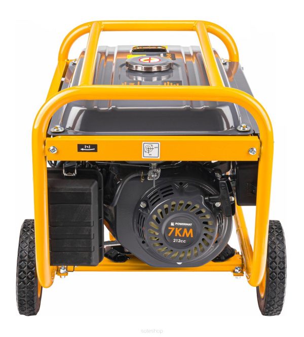 GENERÁTOR PRÚDU ELEKTROCENTRÁLA AVR 230V 3000W + KOLIESKA, POWERMAT PM-AGR-3000M2K PM1198 – Obrázok 3