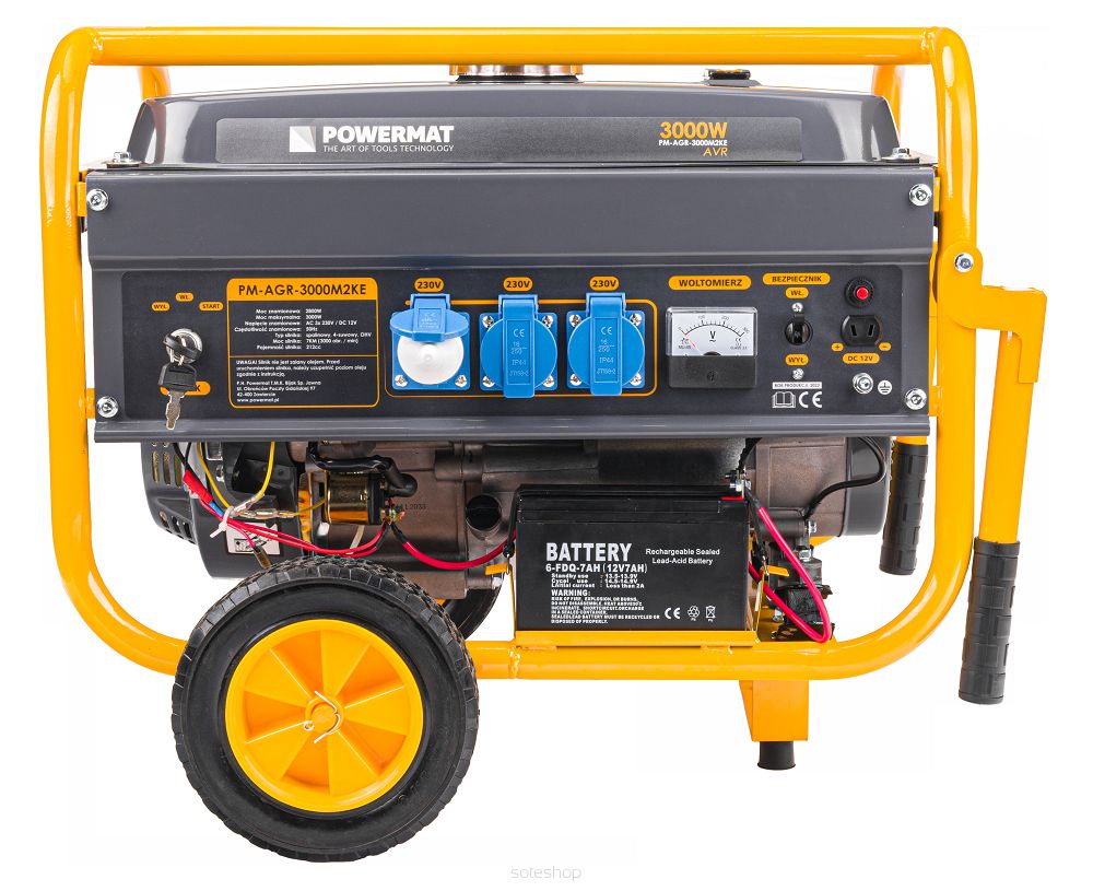 Elektrocentrála benzínová 3000W PM-AGR-3000M2KE