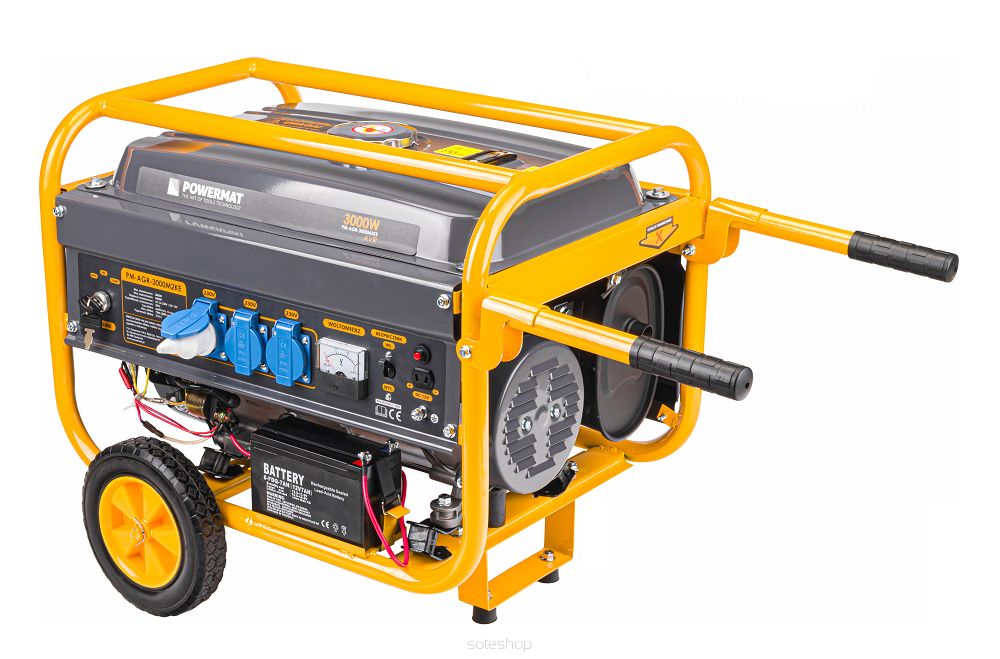 Elektrocentrála benzínová 3000W PM-AGR-3000M2KE – Obrázok 2
