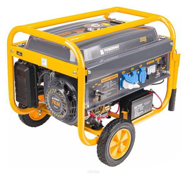 Elektrocentrála benzínová 3000W PM-AGR-3000M2KE – Obrázok 3