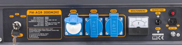 Elektrocentrála benzínová 3000W PM-AGR-3000M2KE – Obrázok 5