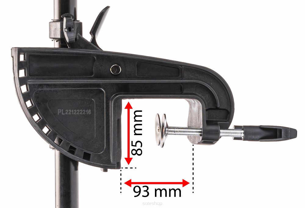 Prívesný elektrický lodný motor, 550 W | PM-ESZ-45H – Obrázok 5