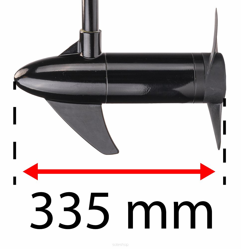 Prívesný elektrický lodný motor, 550 W | PM-ESZ-45H – Obrázok 9