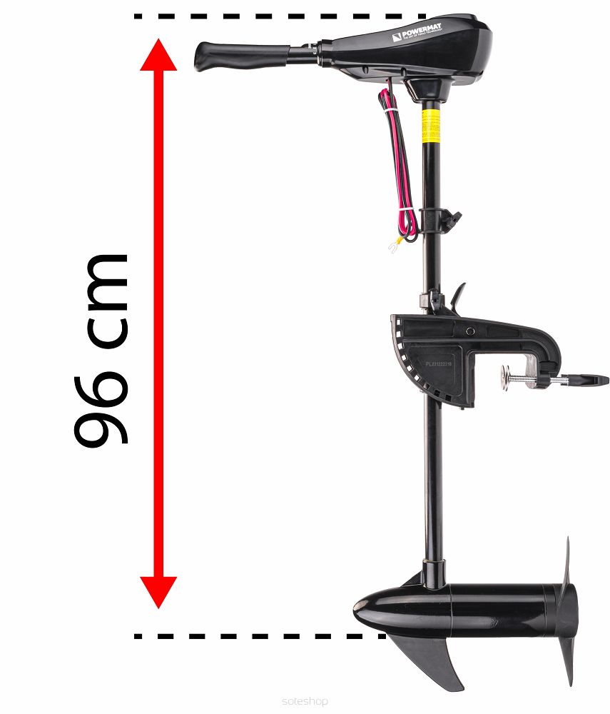 Prívesný elektrický lodný motor, 550 W | PM-ESZ-45H – Obrázok 10