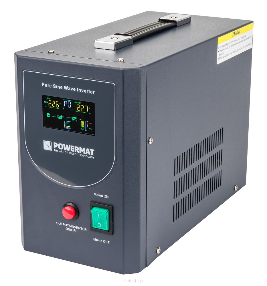 ZÁLOŽNÝ ZDROJ 400W UPS PM-UPS-500MP, POWERMAT PM1212