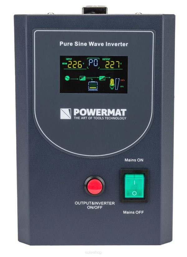 ZÁLOŽNÝ ZDROJ 400W UPS PM-UPS-500MP, POWERMAT PM1212 – Obrázok 4