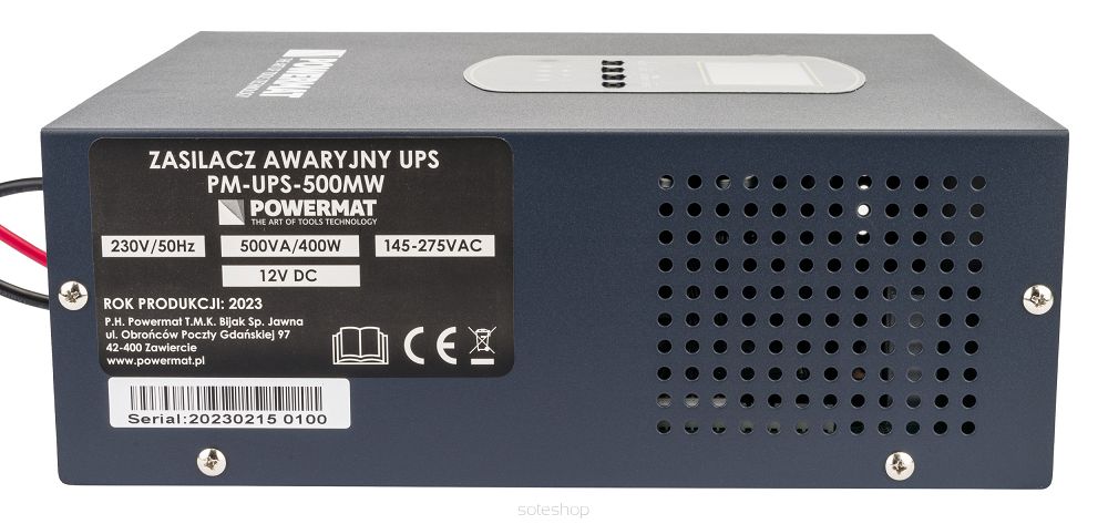 ZÁLOŽNÝ ZDROJ 300W UPS PM-UPS-500MW, POWERMAT PM1220 – Obrázok 4