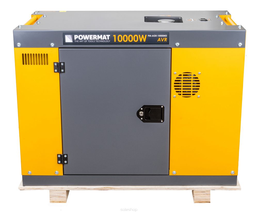 Súprava dieselagregátu 10kW 230V 400V ATS PM-AGR-10000MD – Obrázok 4