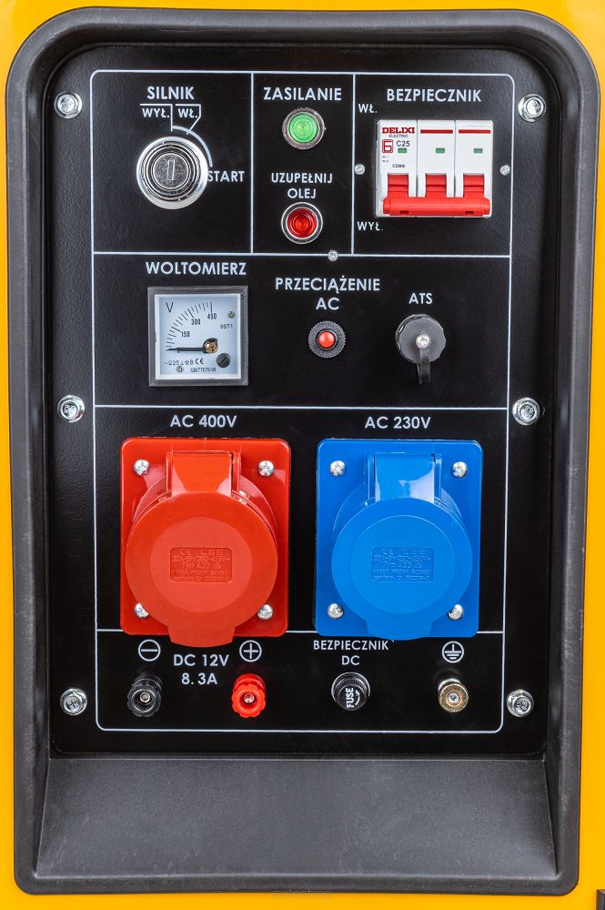 Súprava dieselagregátu 10kW 230V 400V ATS PM-AGR-10000MD – Obrázok 6