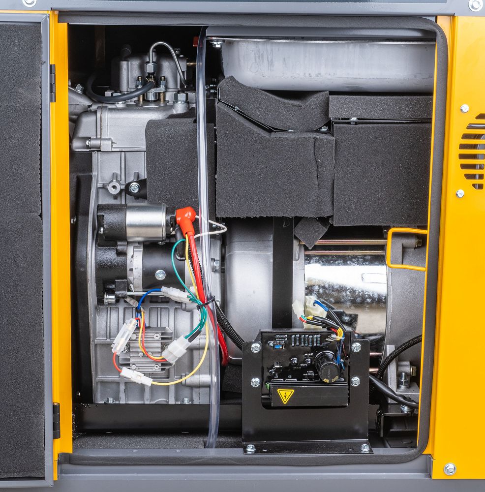 Súprava dieselagregátu 10kW 230V 400V ATS PM-AGR-10000MD – Obrázok 8