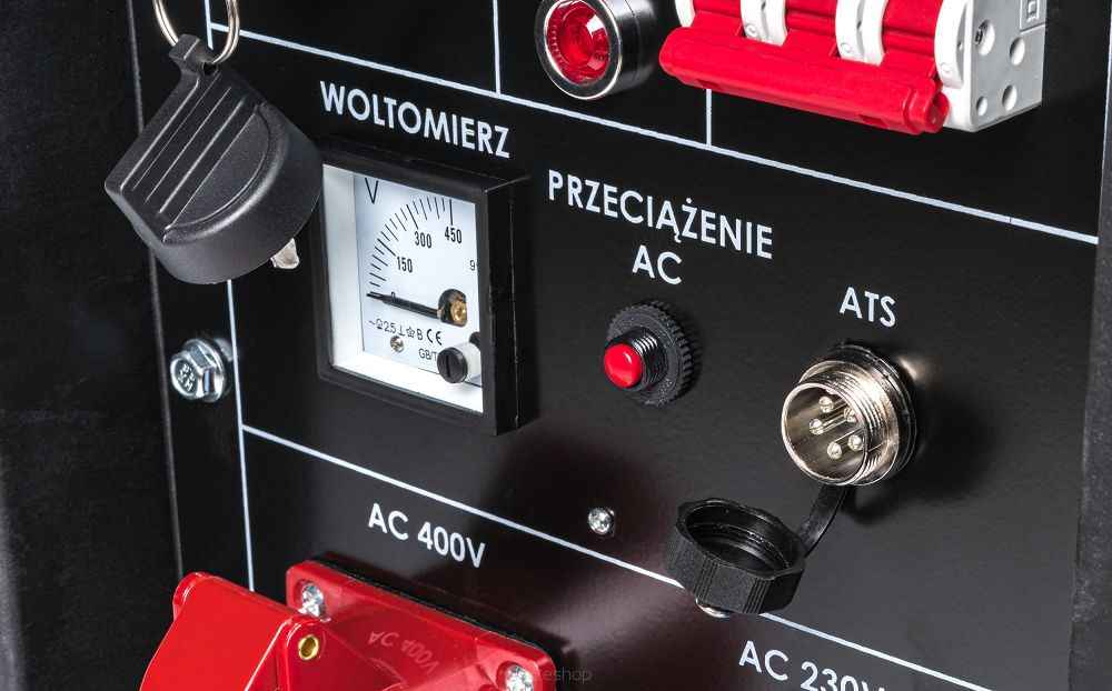 Súprava dieselagregátu 10kW 230V 400V ATS PM-AGR-10000MD – Obrázok 9