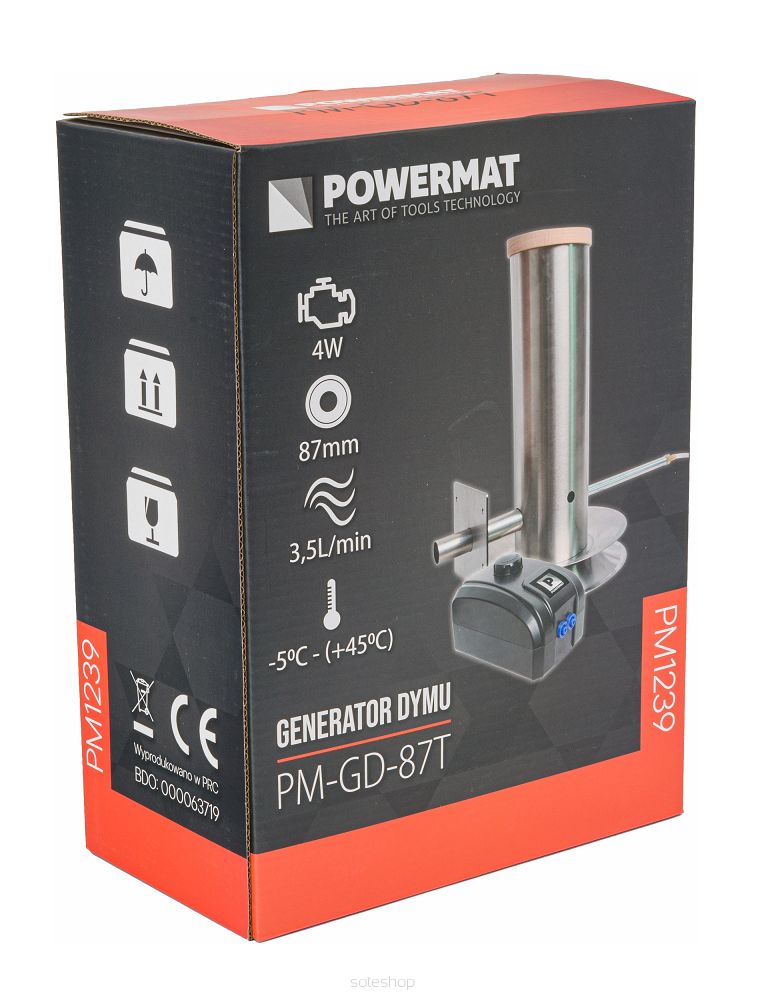 Generátor dymu pre udiareň | PM-GD-87T – Obrázok 9