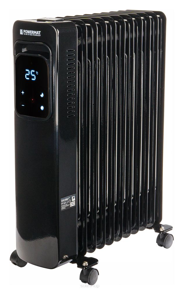 Elektrický olejový radiátor, 2500 W | PM-GOL-3000DLW – Obrázok 4