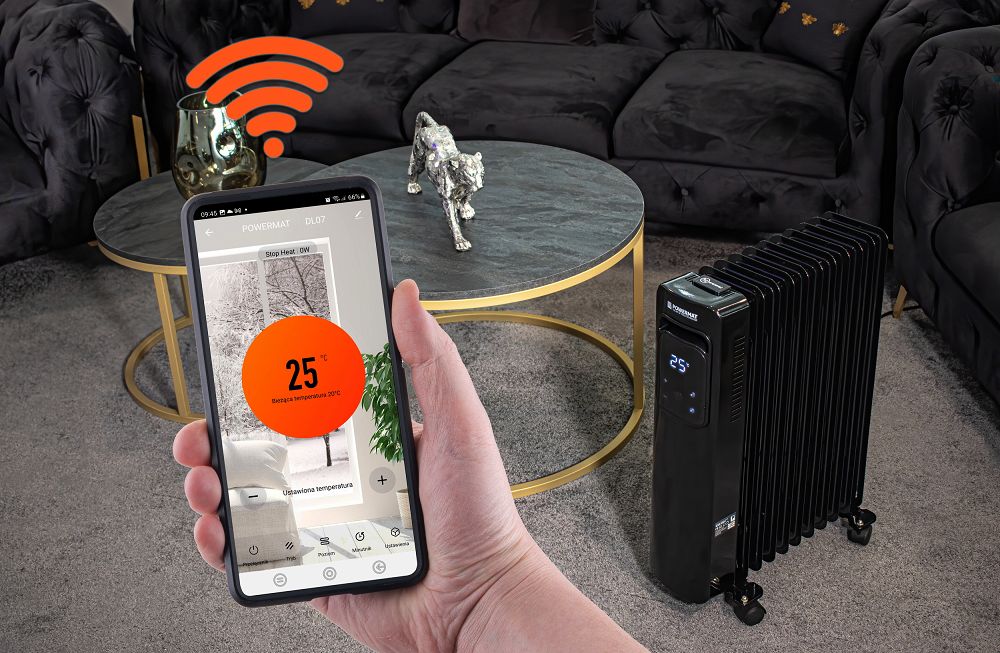 Elektrický olejový radiátor, 2500 W | PM-GOL-3000DLW – Obrázok 11
