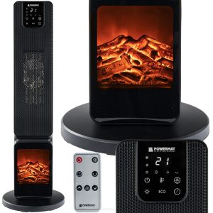 Elektrický ohrievač, imitácia krbu | PM-GKL-3500DLK