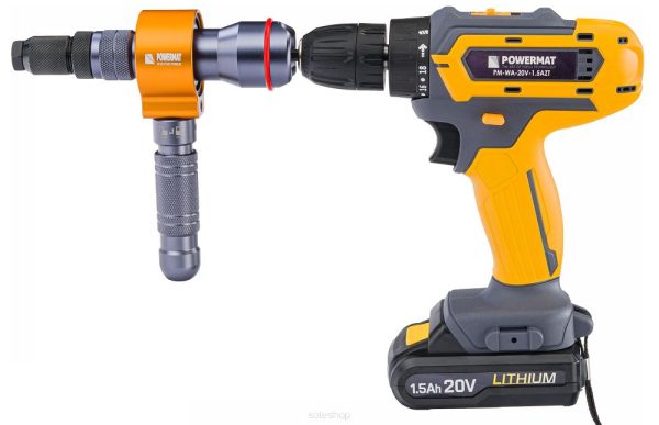 Nitovací adaptér na vŕtačku 3v1, 2,4-6,4 mm | PM-NIA-13T – Obrázok 4