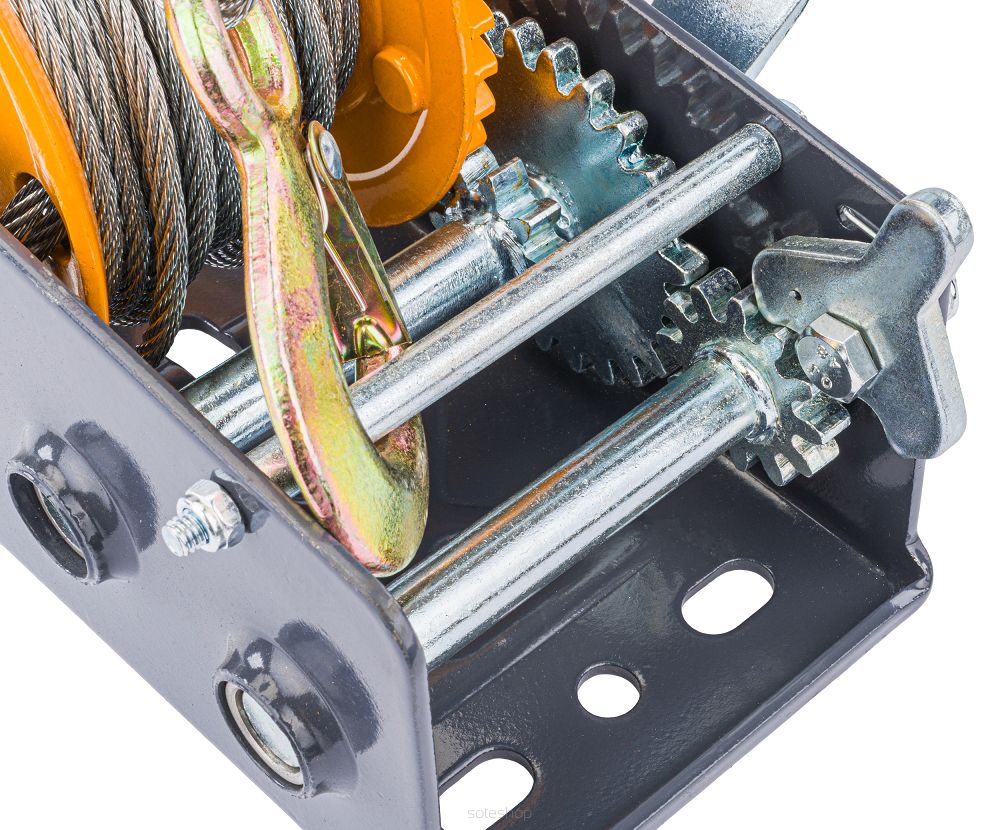 Ručný lanový navijak 545kg 10m PM-WRC-545T – Obrázok 4