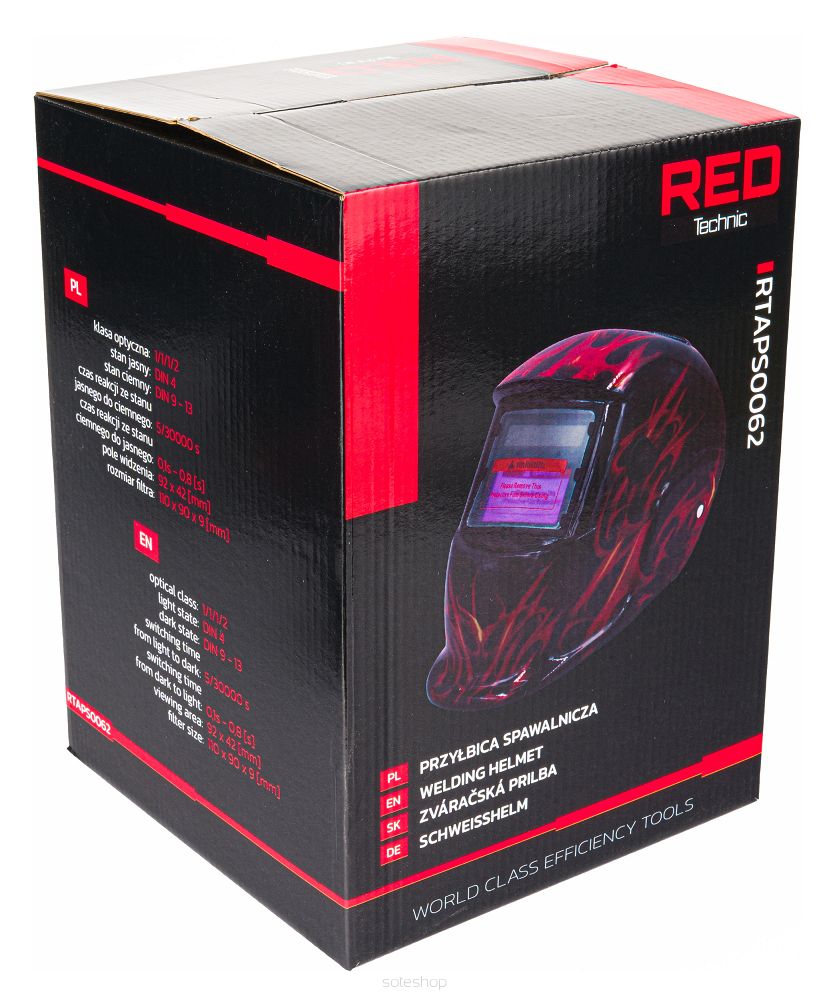 Samostmievacia zváracia kukla RTAPS0062 | RED TECHNIC – Obrázok 6