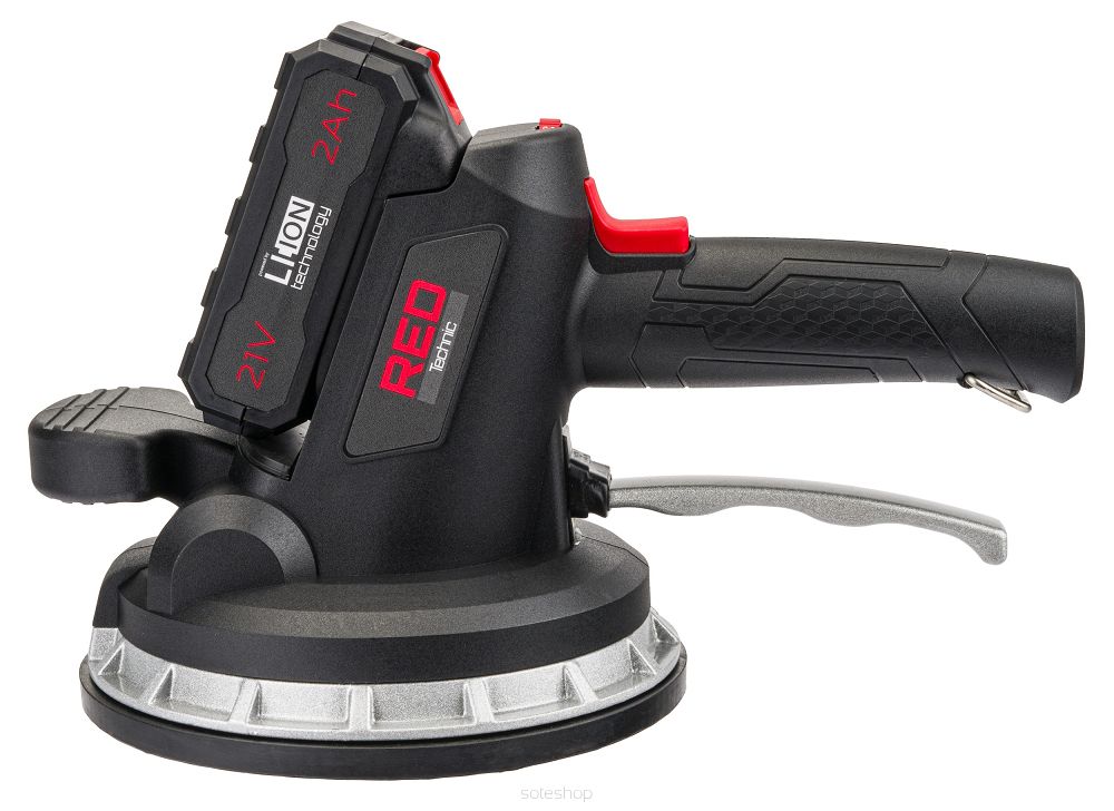 AKU vibračná prísavka na obklady a dlažbu RTAPW0053, 21V | RED TECHNIC – Obrázok 3