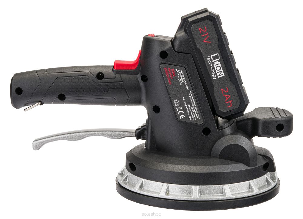 AKU vibračná prísavka na obklady a dlažbu RTAPW0053, 21V | RED TECHNIC – Obrázok 7