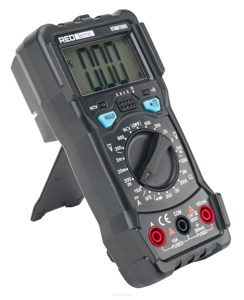 Digitálny multimeter RTMMT0005, 600V | RED TECHNIC – Obrázok 3