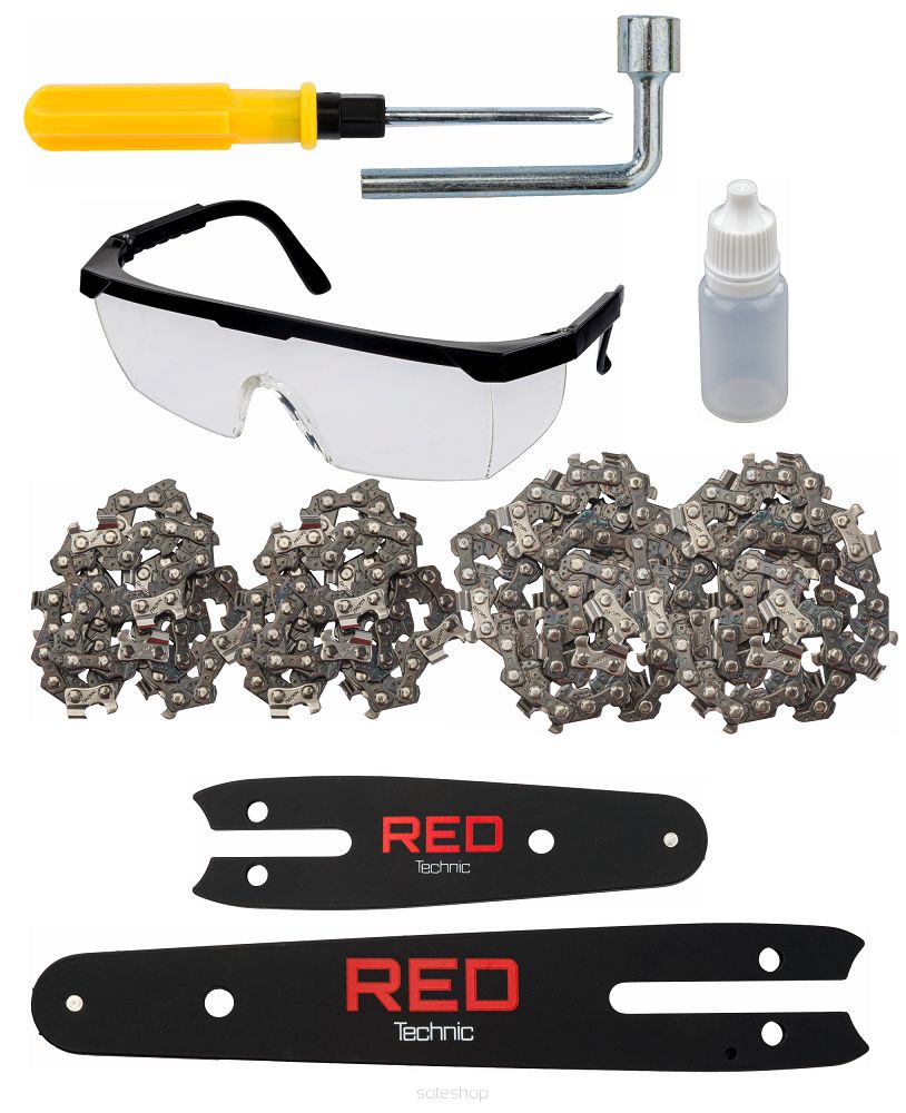 Akumulátorová reťazová píla RTMPA0064, 20V | RED TECHNIC – Obrázok 5